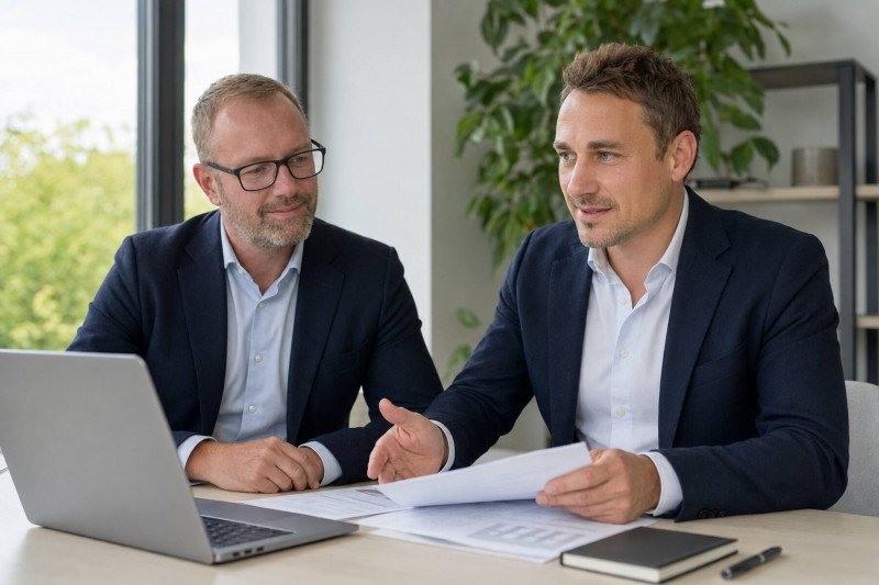 Die beiden Inhaber der FinanzSchneiderei Versicherungsmakler beantworten Krankenversicherungsfragen